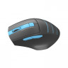 Мышь A4TECH Fstyler FG30, оптическая, беспроводная, USB, серый и синий [fg30 blue]