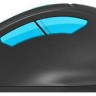 Мышь A4TECH Fstyler FG30, оптическая, беспроводная, USB, серый и синий [fg30 blue]