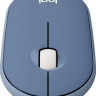 Мышь Logitech Pebble M350, оптическая, беспроводная, USB, синий и голубой [910-006655]