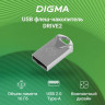 Флешка USB Digma DRIVE2 16ГБ, USB2.0, серебристый [dgfum016a20sr]
