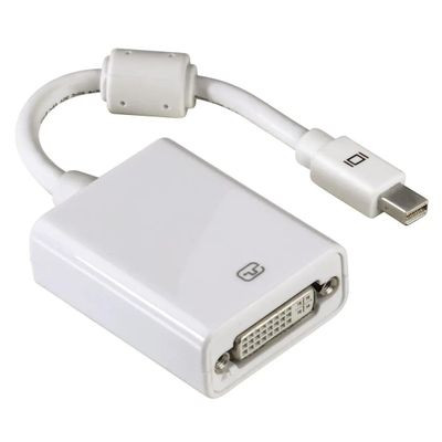 Адаптер Display Port HAMA miniDisplayPort (m) - DVI-D (f), ферритовый фильтр , 0.1м [00053248]