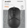 Мышь A4TECH Fstyler FM12, оптическая, проводная, USB, черный [fm12 black]