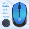 Мышь Oklick 488MW, оптическая, беспроводная, USB, черный и синий [1196569]