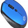 Мышь Oklick 488MW, оптическая, беспроводная, USB, черный и синий [1196569]