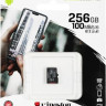 Карта памяти microSDXC UHS-I U3 Kingston Canvas Select Plus 256 ГБ, 100 МБ/с, SDCS2/256GBSP, 1 шт., без адаптера