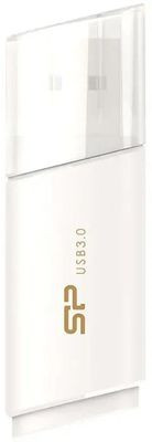 Флешка USB Silicon Power Blaze B06 16ГБ, USB3.1, белый [sp016gbuf3b06v1w]