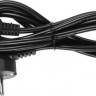 Кабель IEC320 IEC C13 (прямой) - Евровилка, 0.5мм2, 1.8м, черный