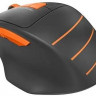 Мышь A4TECH Fstyler FG30, оптическая, беспроводная, USB, серый и оранжевый [fg30 orange]