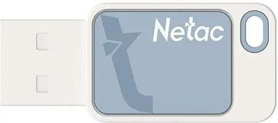 Флешка USB NETAC UA31 32ГБ, USB2.0, синий [nt03ua31n-032g-20bl]