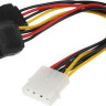 Кабель питания NingBo Molex 8980 - SATA2 x, 0.18м
