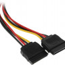 Кабель питания NingBo Molex 8980 - SATA2 x, 0.18м