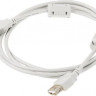 Кабель-удлинитель USB2.0 USB2.0-AM-AF-1.8M-MG, USB A(m) - USB A(f), ферритовый фильтр , 1.8м, серый