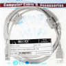 Кабель-удлинитель USB2.0 USB2.0-AM-AF-1.8M-MG, USB A(m) - USB A(f), ферритовый фильтр , 1.8м, серый