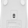Мышь A4TECH Fstyler FM26, оптическая, проводная, USB, серебристый и белый [fm26 usb (icy white)]