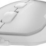 Мышь A4TECH Fstyler FM26, оптическая, проводная, USB, серебристый и белый [fm26 usb (icy white)]