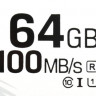 Карта памяти SDXC UHS-I Kingston Canvas Select Plus 64 ГБ, 100 МБ/с, Class 10, SDS2/64GB, 1 шт., без адаптера