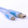 Кабель USB2.0 VENTION VAS-A04-S025, USB 2.0 A(m) - micro USB B (m), круглое, 0.25м