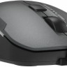 Мышь A4TECH Fstyler FM26S, оптическая, проводная, USB, серый и черный [fm26s usb (smoky grey)]